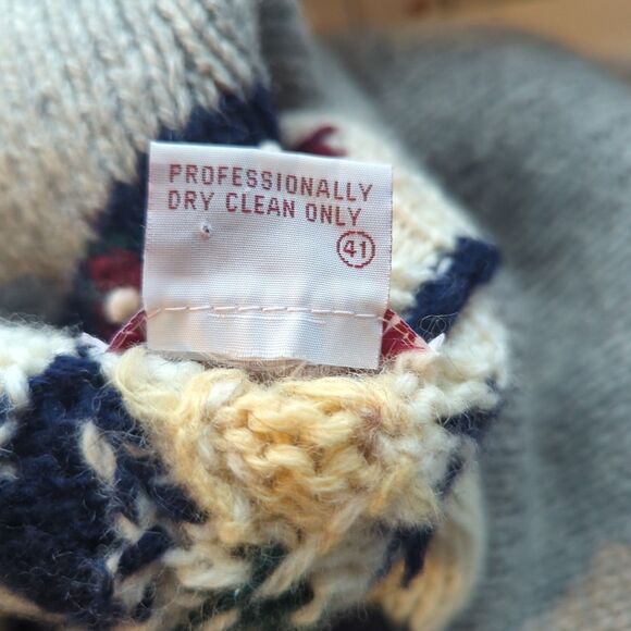 Vintage Skyr Sportswear Sweater Womens Large Floral Wool Cottagecore Knit - Picture 6 of 7